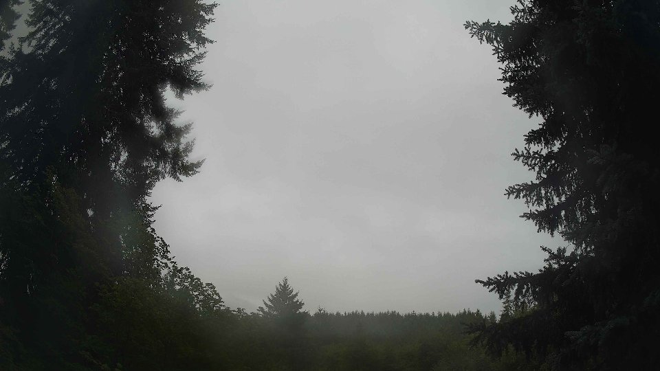 Pacific Northwest skyline timelapse on Aug 01, 2026 at 8:00 AM