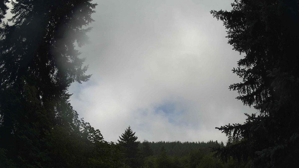 Pacific Northwest skyline timelapse on Aug 01, 2026 at 12:00 PM