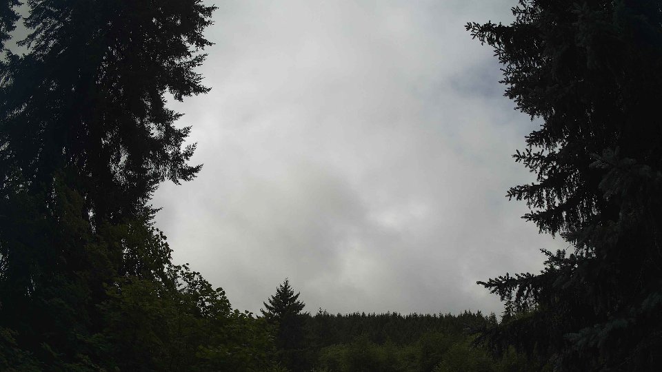 Pacific Northwest skyline timelapse on Aug 01, 2026 at 12:15 PM