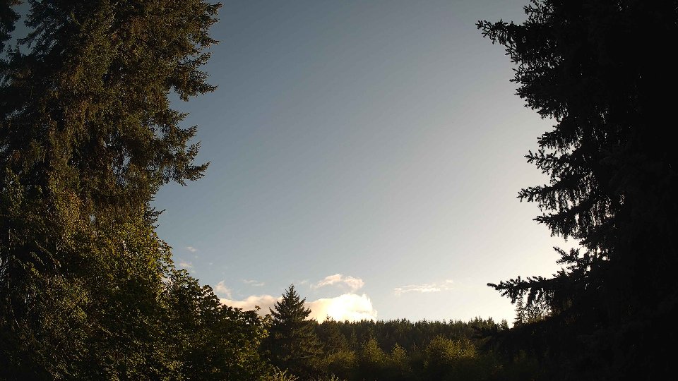 Pacific Northwest skyline timelapse on Aug 01, 2026 at 7:00 PM