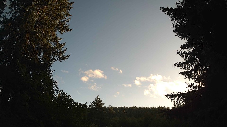 Pacific Northwest skyline timelapse on Aug 01, 2026 at 7:30 PM