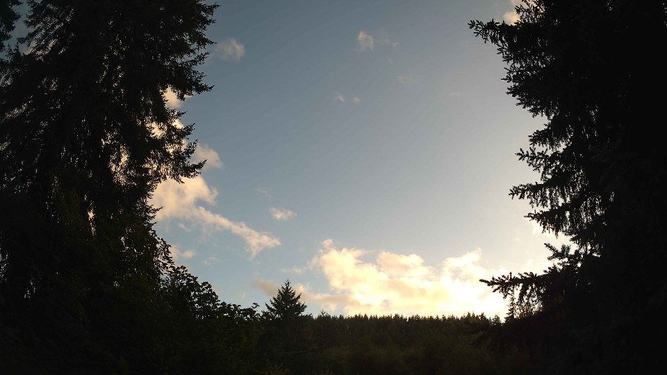 Pacific Northwest skyline timelapse on Aug 01, 2026 at 7:45 PM