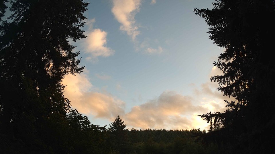 Pacific Northwest skyline timelapse on Aug 01, 2026 at 8:15 PM