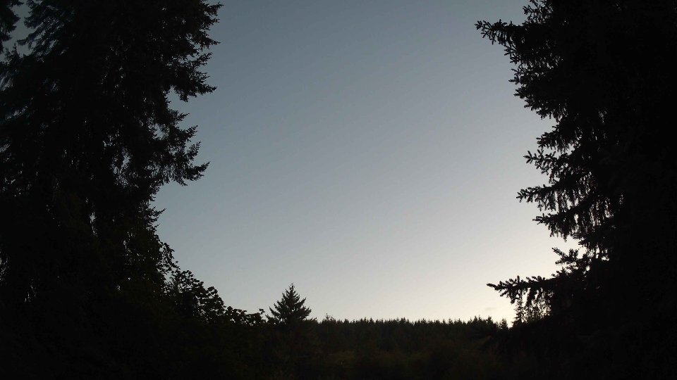 Pacific Northwest skyline timelapse on Aug 01, 2026 at 8:59 PM