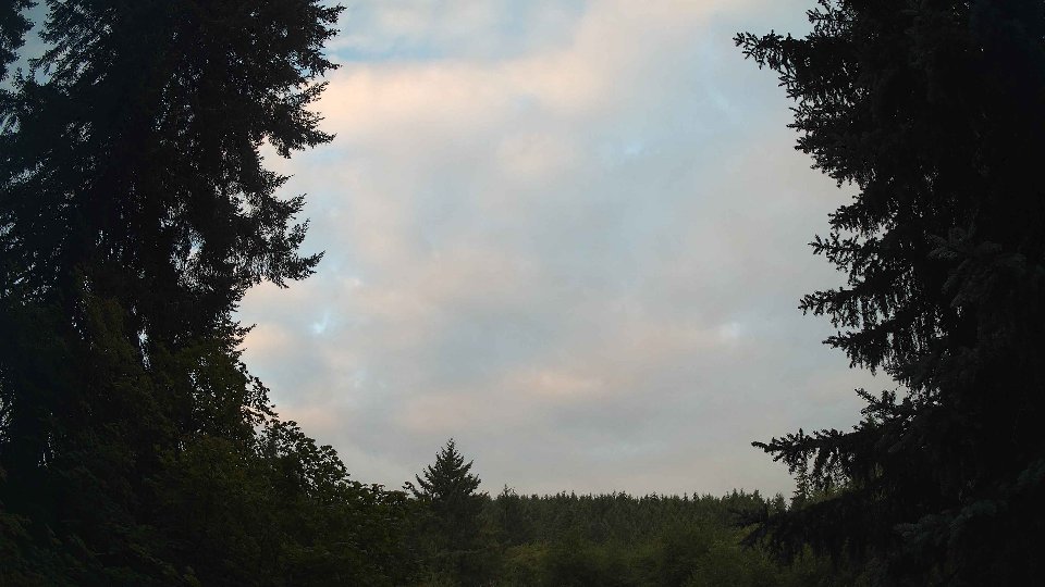 Pacific Northwest skyline timelapse frame from Aug 2nd, 2026 at 6:15 AM