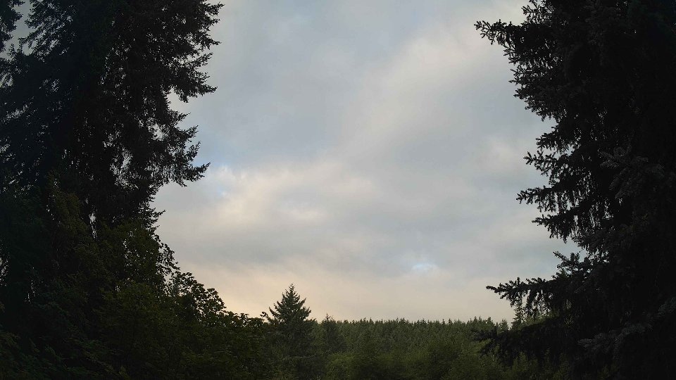 Pacific Northwest skyline timelapse frame from Aug 2nd, 2026 at 6:45 AM