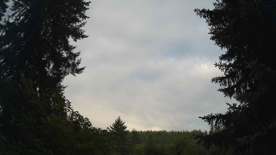 Pacific Northwest skyline timelapse frame from Aug 2nd, 2026 at 7:00 AM