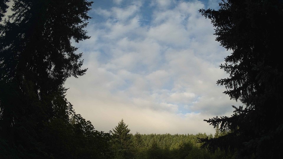 Pacific Northwest skyline timelapse frame from Aug 2nd, 2026 at 7:15 AM