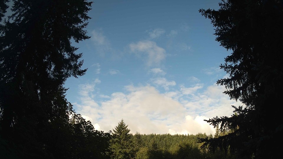 Pacific Northwest skyline timelapse frame from Aug 2nd, 2026 at 8:00 AM