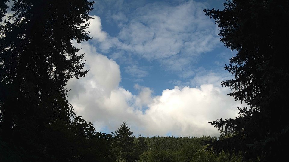 Pacific Northwest skyline timelapse frame from Aug 2nd, 2026 at 9:15 AM