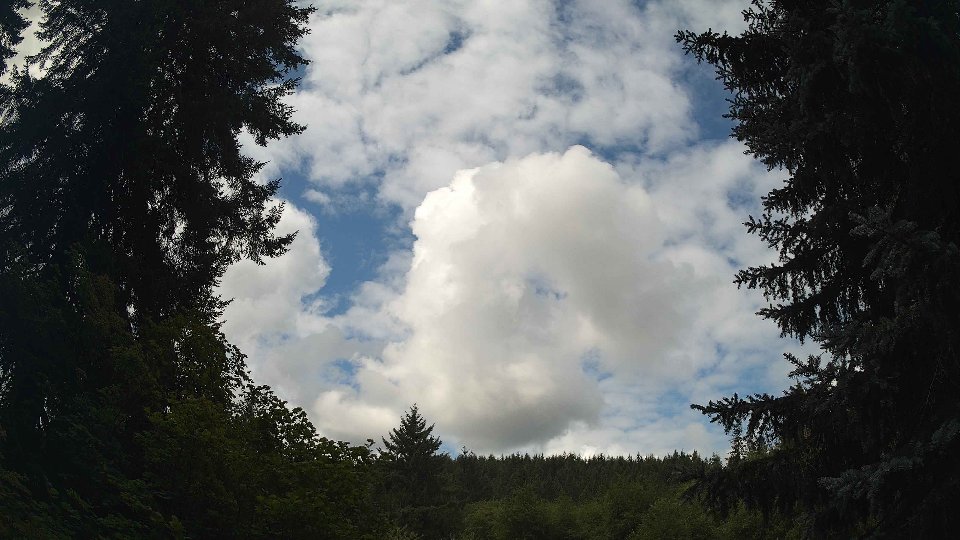 Pacific Northwest skyline timelapse frame from Aug 2nd, 2026 at 10:45 AM