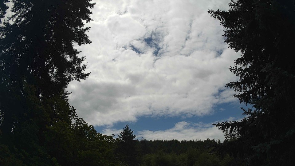 Pacific Northwest skyline timelapse frame from Aug 2nd, 2026 at 1:15 PM