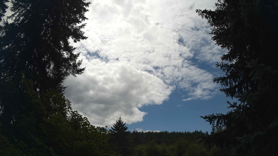 Pacific Northwest skyline timelapse frame from Aug 2nd, 2026 at 1:45 PM