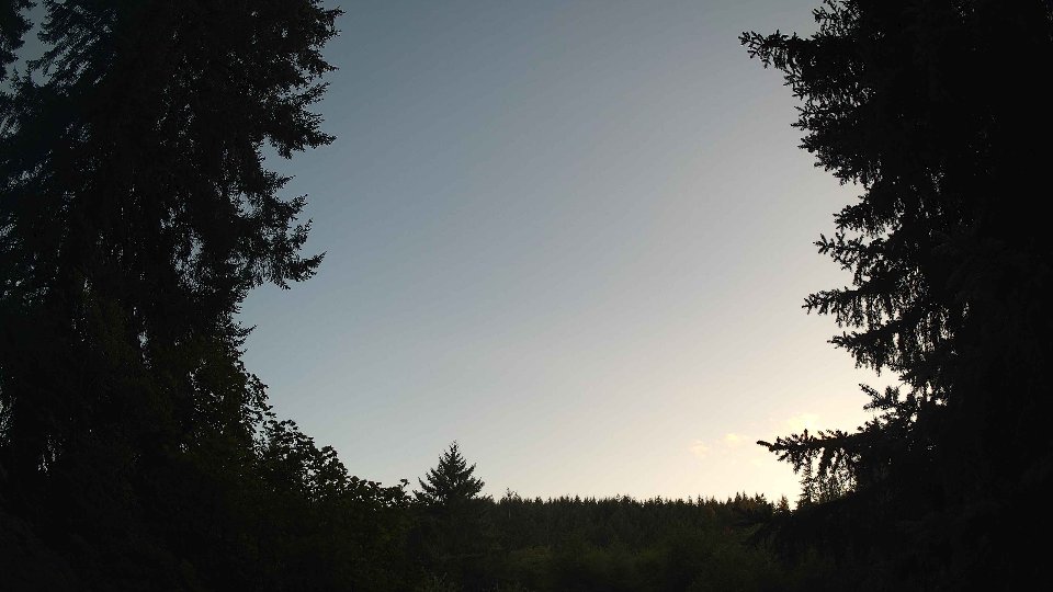 Pacific Northwest skyline timelapse frame from Aug 2nd, 2026 at 8:15 PM