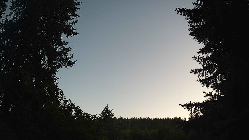 Pacific Northwest skyline timelapse frame from Aug 2nd, 2026 at 8:30 PM