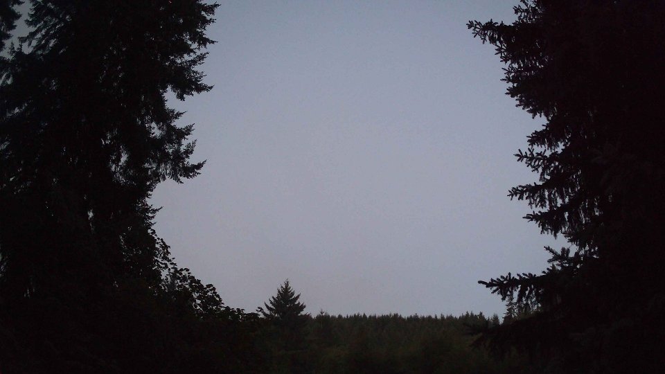 Pacific Northwest skyline timelapse frame from Aug 3rd, 2026 at 5:30 AM