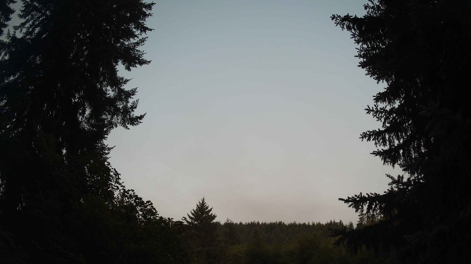 Pacific Northwest skyline timelapse frame from Aug 3rd, 2026 at 5:45 AM