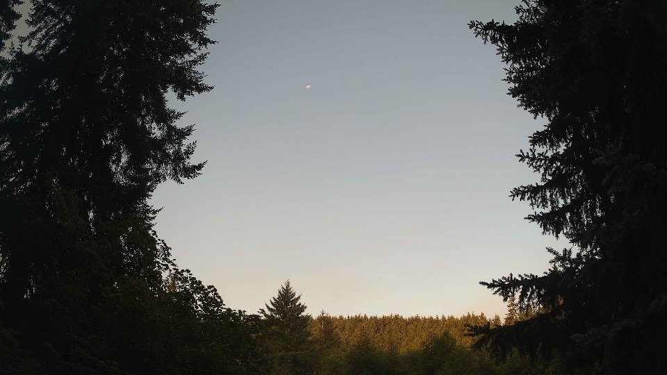 Pacific Northwest skyline timelapse frame from Aug 3rd, 2026 at 7:00 AM