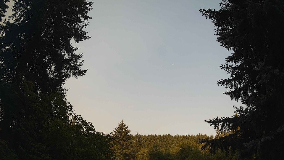 Pacific Northwest skyline timelapse frame from Aug 3rd, 2026 at 8:00 AM