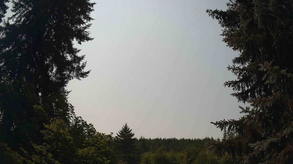 Pacific Northwest skyline timelapse frame from Aug 3rd, 2026 at 12:15 PM