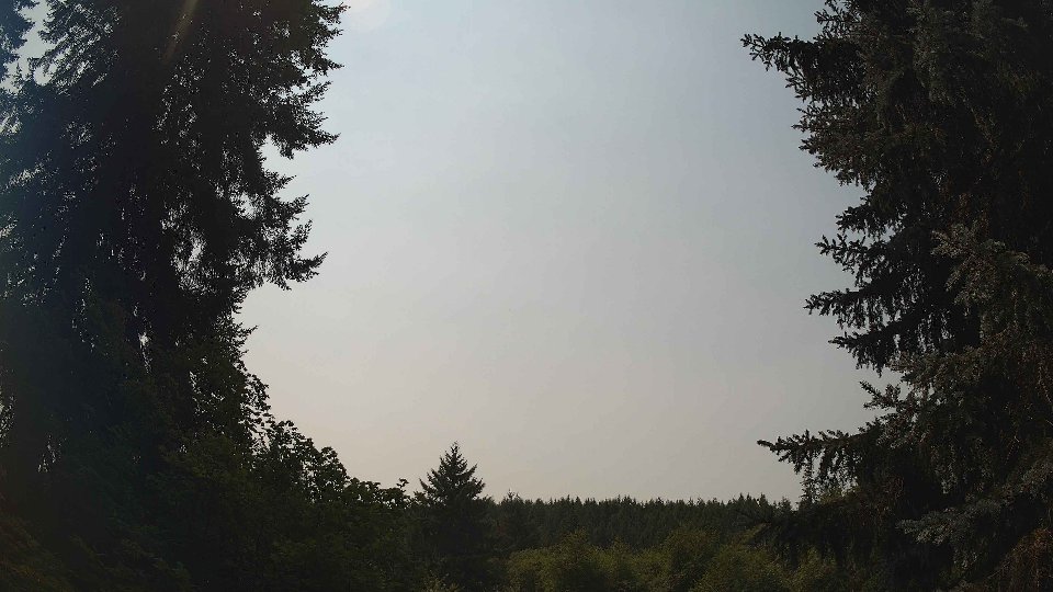 Pacific Northwest skyline timelapse frame from Aug 3rd, 2026 at 1:00 PM