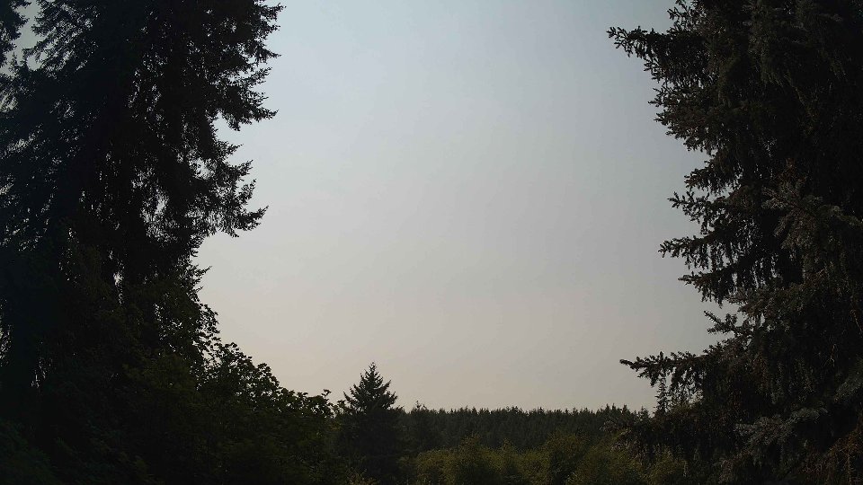 Pacific Northwest skyline timelapse frame from Aug 3rd, 2026 at 1:30 PM