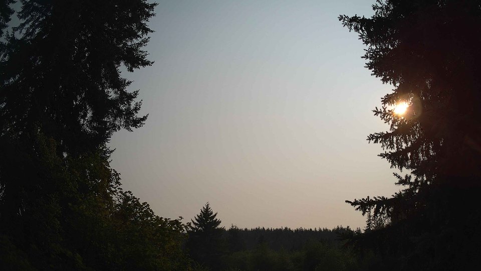 Pacific Northwest skyline timelapse frame from Aug 3rd, 2026 at 5:30 PM