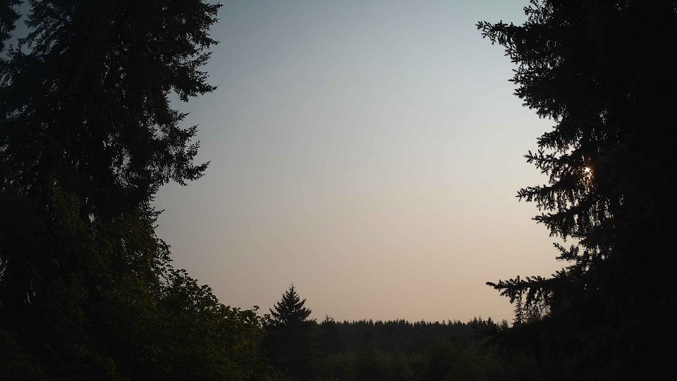 Pacific Northwest skyline timelapse frame from Aug 3rd, 2026 at 5:45 PM