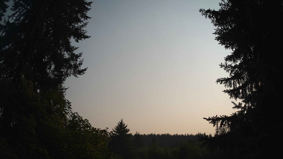 Pacific Northwest skyline timelapse frame from Aug 3rd, 2026 at 6:15 PM