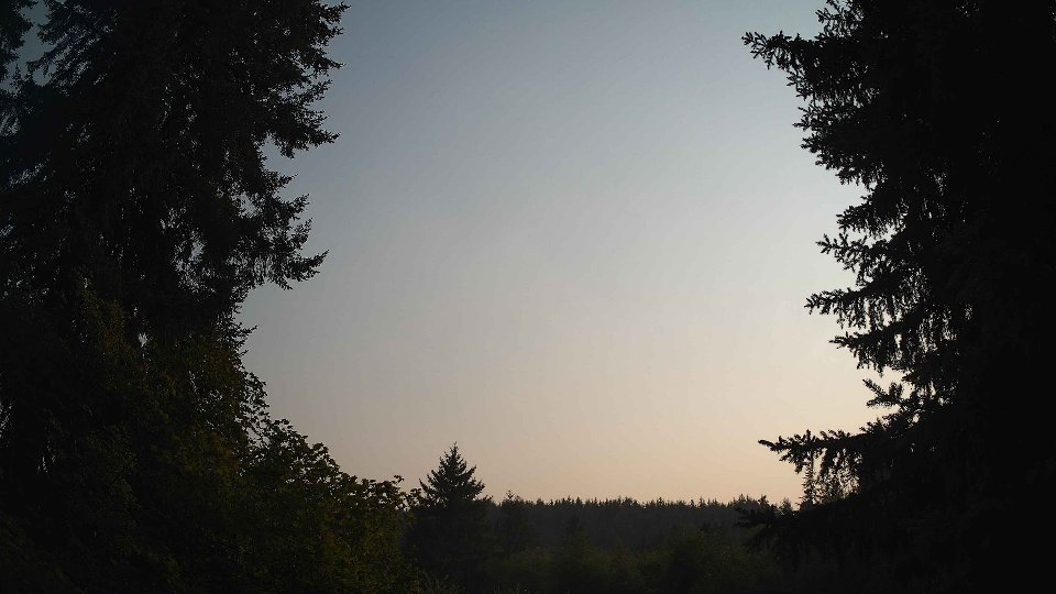 Pacific Northwest skyline timelapse frame from Aug 3rd, 2026 at 6:30 PM