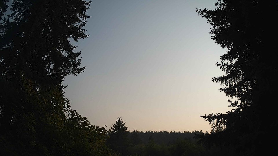 Pacific Northwest skyline timelapse frame from Aug 3rd, 2026 at 6:45 PM