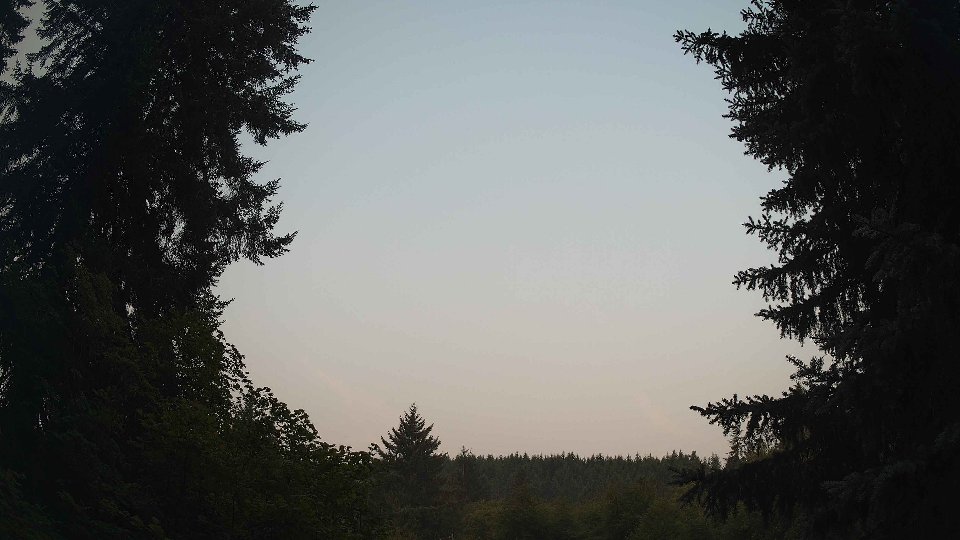 Pacific Northwest skyline timelapse on Aug 4th, 2026 at 6:30 AM