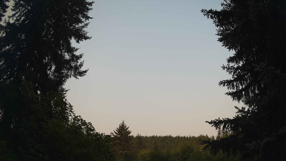 Pacific Northwest skyline timelapse on Aug 4th, 2026 at 7:30 AM