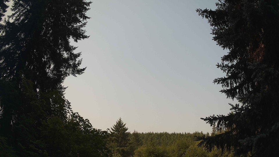Pacific Northwest skyline timelapse on Aug 4th, 2026 at 9:30 AM