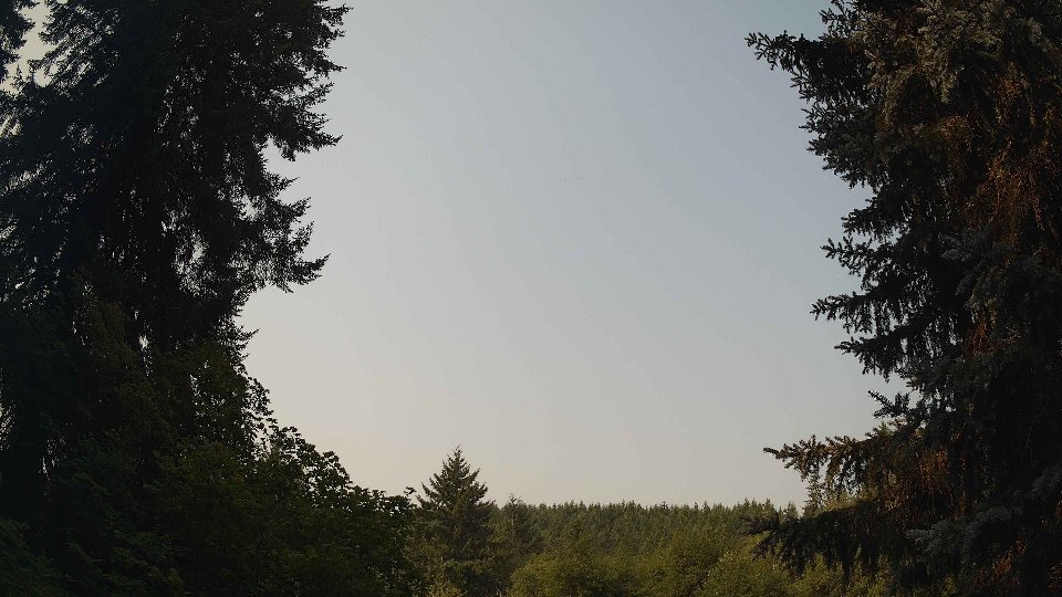 Pacific Northwest skyline timelapse on Aug 4th, 2026 at 9:45 AM