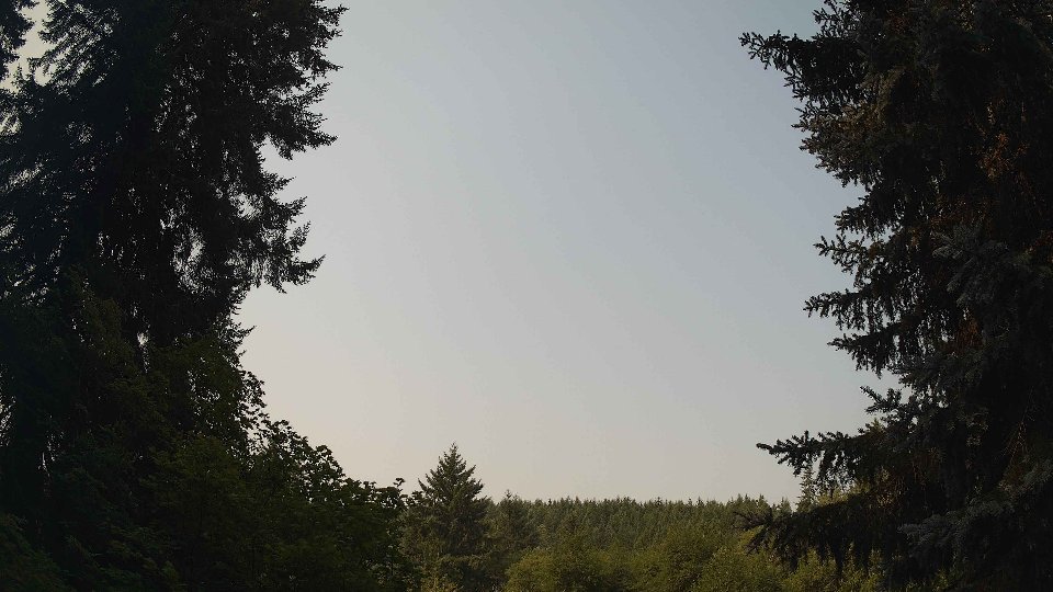 Pacific Northwest skyline timelapse on Aug 4th, 2026 at 10:00 AM