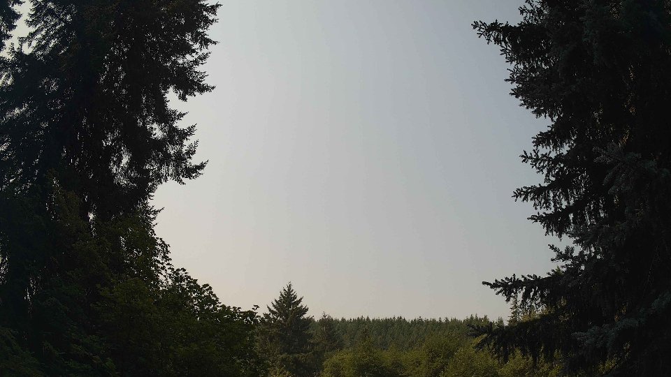 Pacific Northwest skyline timelapse on Aug 4th, 2026 at 11:00 AM
