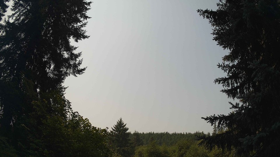 Pacific Northwest skyline timelapse on Aug 4th, 2026 at 11:30 AM