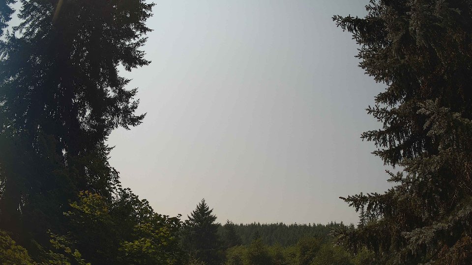 Pacific Northwest skyline timelapse on Aug 4th, 2026 at 12:30 PM