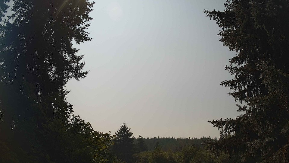 Pacific Northwest skyline timelapse on Aug 4th, 2026 at 1:45 PM