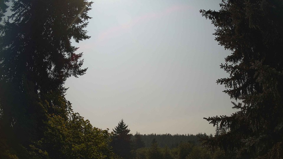 Pacific Northwest skyline timelapse on Aug 4th, 2026 at 2:15 PM