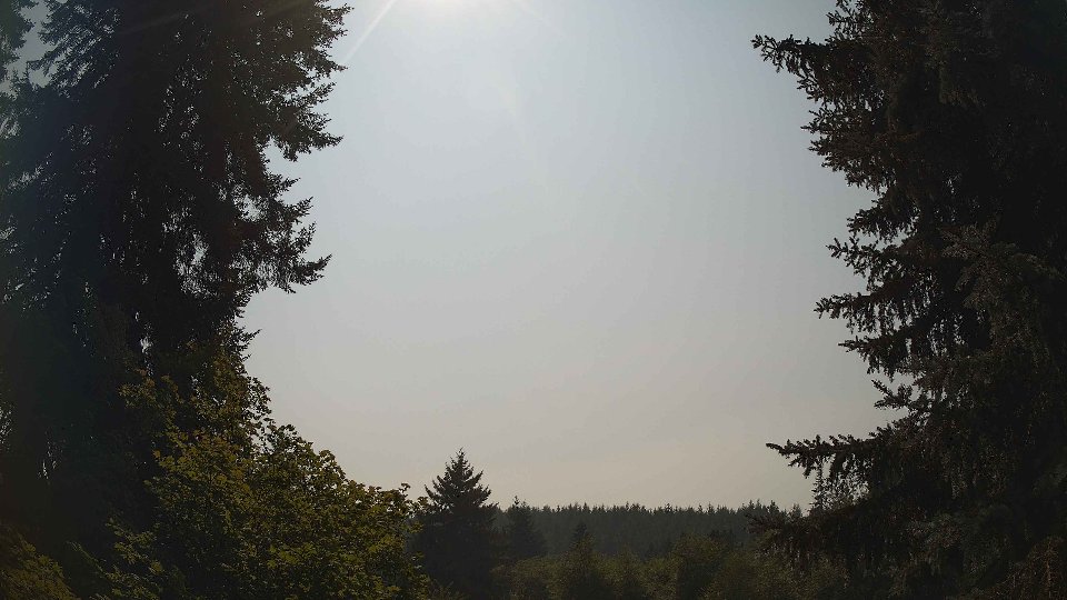 Pacific Northwest skyline timelapse on Aug 4th, 2026 at 2:30 PM