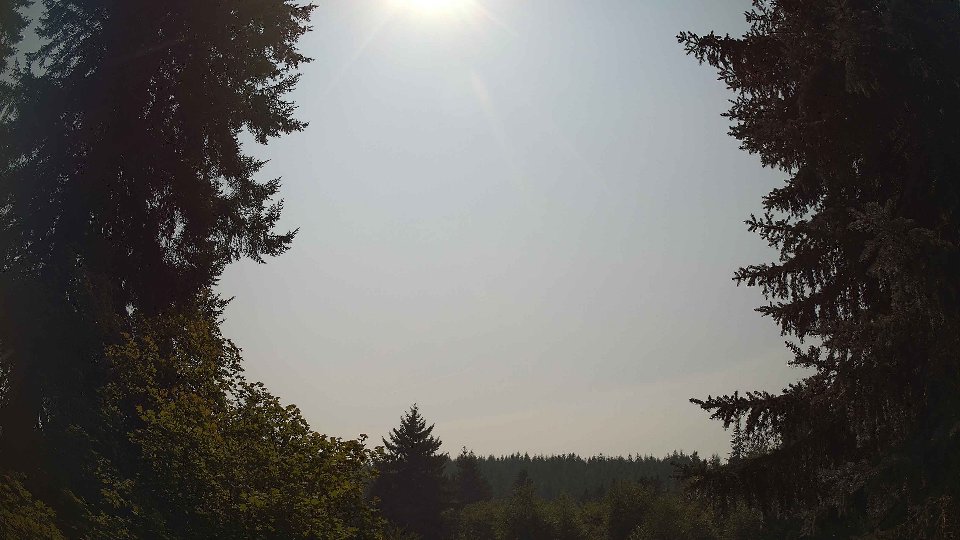 Pacific Northwest skyline timelapse on Aug 4th, 2026 at 2:45 PM
