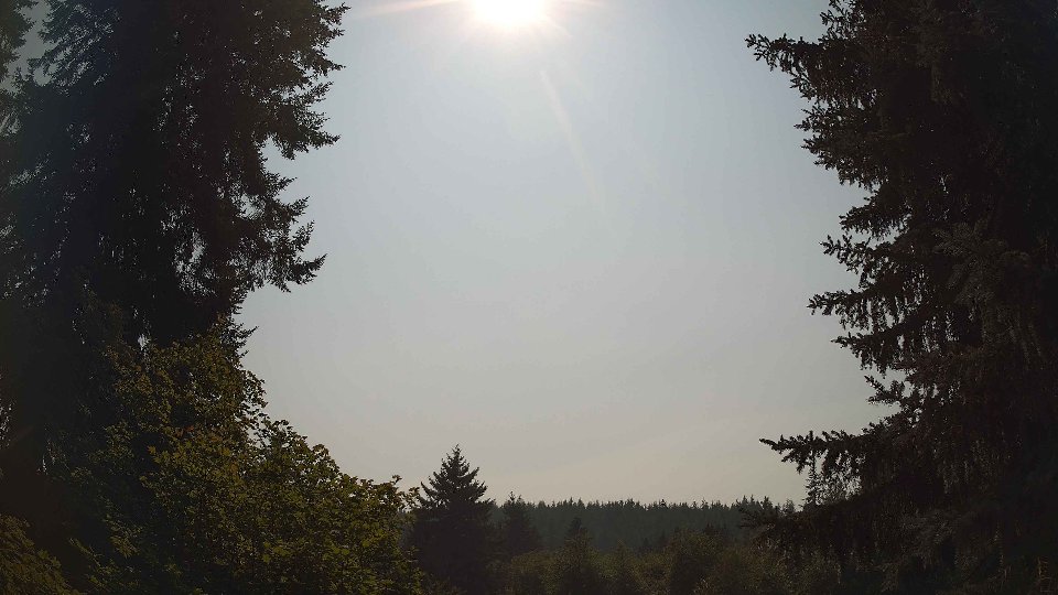 Pacific Northwest skyline timelapse on Aug 4th, 2026 at 3:00 PM