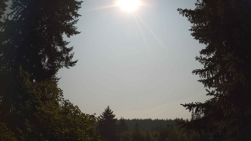 Pacific Northwest skyline timelapse on Aug 4th, 2026 at 3:15 PM