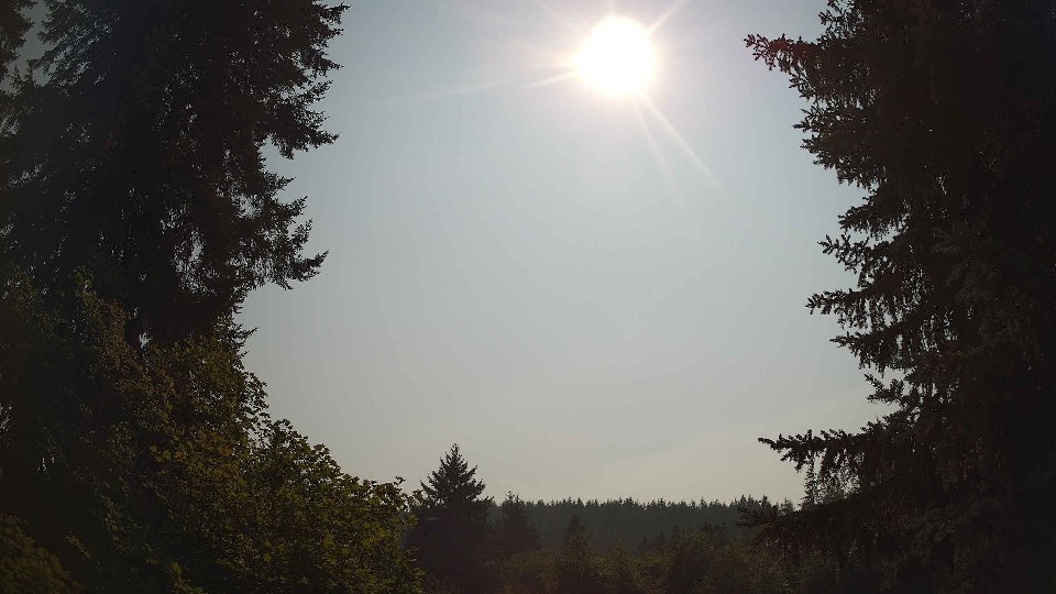 Pacific Northwest skyline timelapse on Aug 4th, 2026 at 3:45 PM