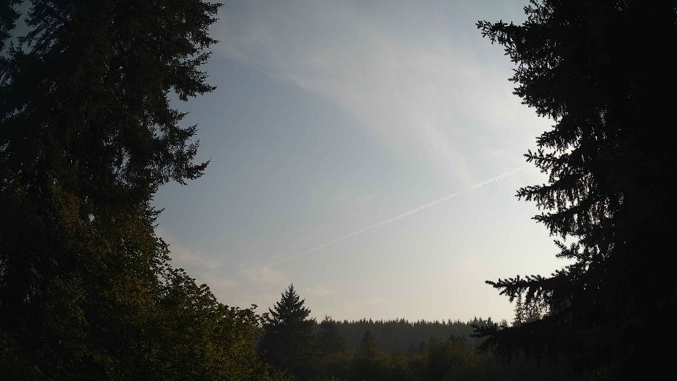 Pacific Northwest skyline timelapse on Aug 4th, 2026 at 6:30 PM