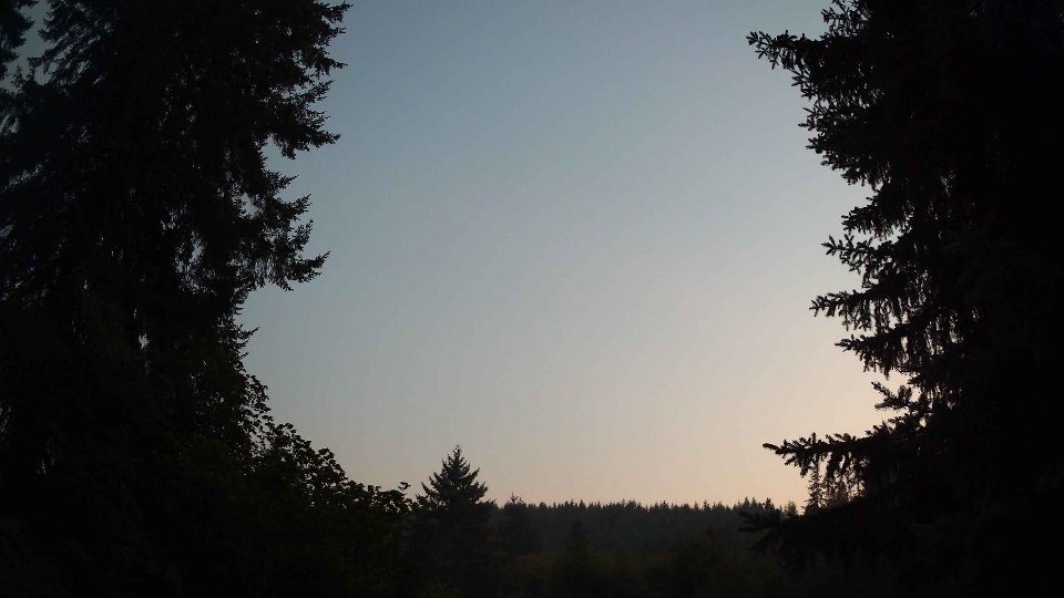 Pacific Northwest skyline timelapse on Aug 4th, 2026 at 8:59 PM