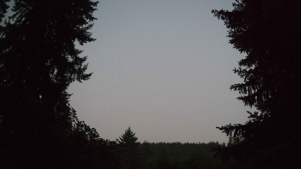 Pacific Northwest skyline timelapse frame from Aug 5th, 2026 at 5:30 AM