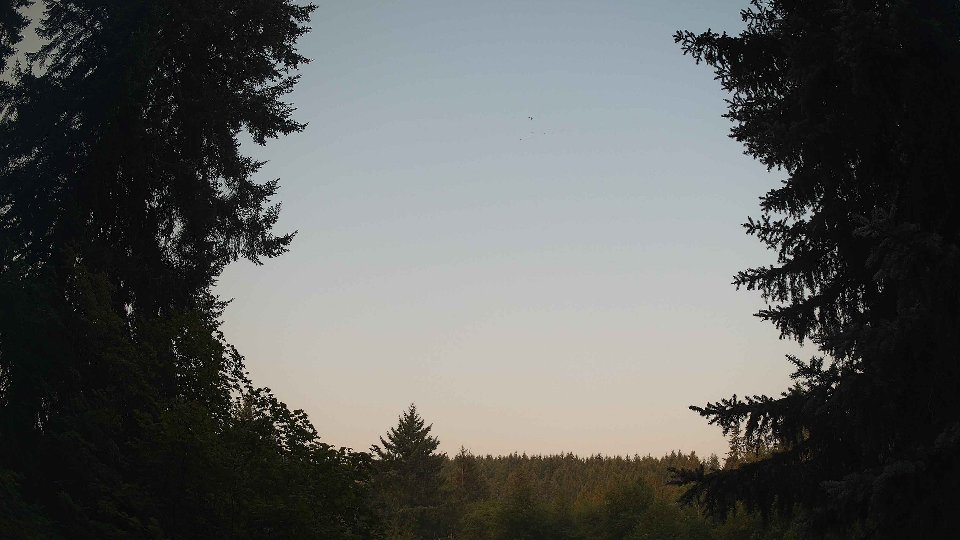 Pacific Northwest skyline timelapse frame from Aug 5th, 2026 at 7:00 AM